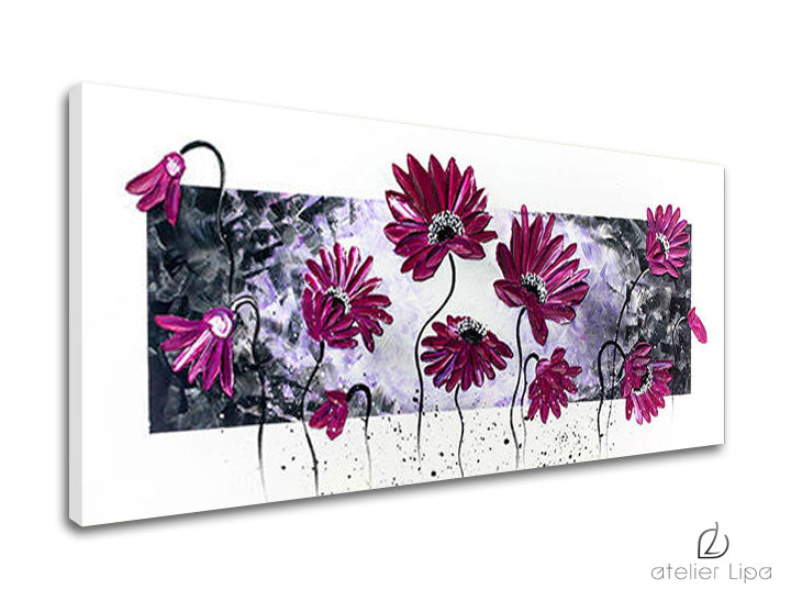 Αναπαραγωγή του συγγραφέα σε καμβά FLOWERS XOBAM013E1