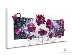 Αναπαραγωγή του συγγραφέα σε καμβά FLOWERS XOBAM013E1