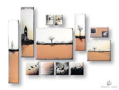 Αναπαραγωγή του συγγραφέα σε καμβά LAND XOBAM015E12