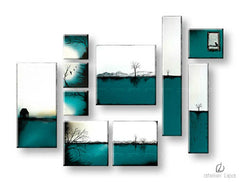 Αναπαραγωγή του συγγραφέα σε καμβά LAND XOBAM016E10