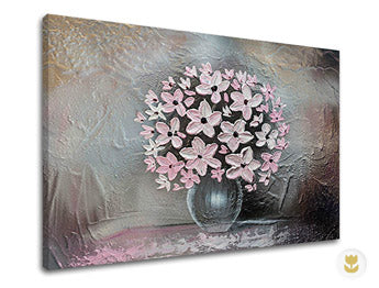 Αναπαραγωγή του συγγραφέα σε καμβά FLOWERS XOBAM019E1