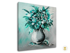 Αναπαραγωγή του συγγραφέα σε καμβά FLOWERS XOBAM022E1