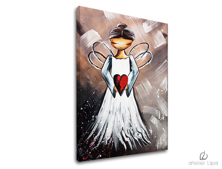 Αναπαραγωγή του συγγραφέα σε καμβά ANJEL XOBAM029E1