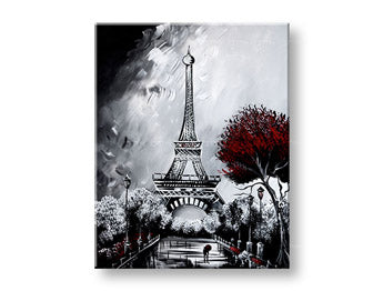 Αναπαραγωγή του συγγραφέα σε καμβά ΠΥΡΓΟΣ ΤΟΥ EIFFEL XOBAM032E1