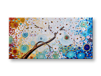 Αναπαραγωγες χειροποιητων σε καμβα ΔΕΝΤΡΑ XOBBI0101E1