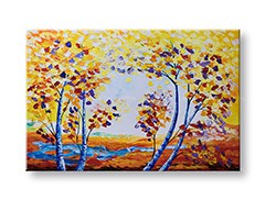 Αναπαραγωγες χειροποιητων σε καμβα ΔΕΝΤΡΑ XOBBI110E1