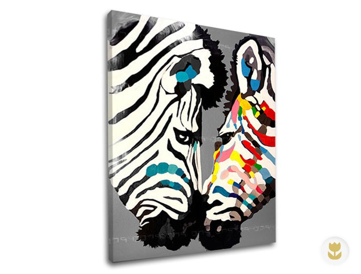 Αναπαραγωγή του συγγραφέα σε καμβά ZEBRA