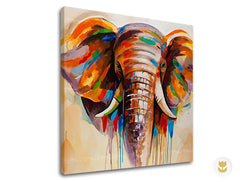 Αναπαραγωγή του συγγραφέα σε καμβά SLON XOBDA035E1