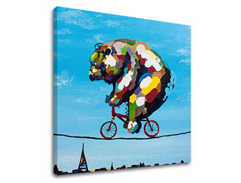 Αναπαραγωγή του συγγραφέα σε καμβά MEDVED XOBDA041E1