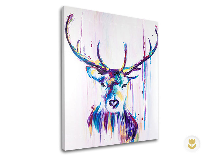 Αναπαραγωγή του συγγραφέα σε καμβά JELEN XOBDA047E1