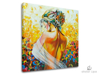 Αναπαραγωγή του συγγραφέα σε καμβά ΓΥΝΑΙΚΑ XOBDO084D1