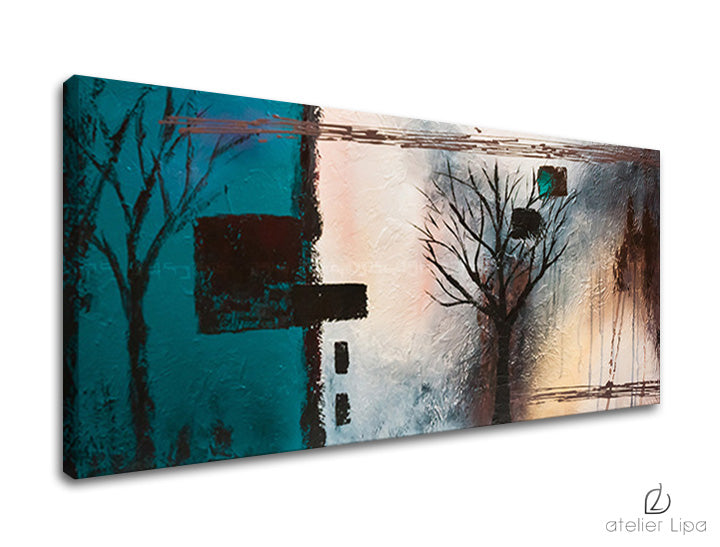 Αναπαραγωγή του συγγραφέα σε καμβά STROMY XOBDO097D1