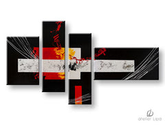 Αναπαραγωγή του συγγραφέα σε καμβά ABSTRACT XOBDO098D4