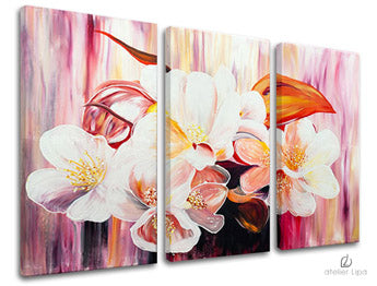 Αναπαραγωγή του συγγραφέα σε καμβά FLOWERS XOBDO113D3