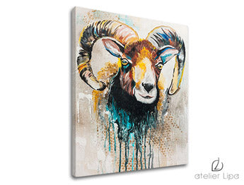 Αναπαραγωγή του συγγραφέα σε καμβά ZVIERA XOBDO120D1