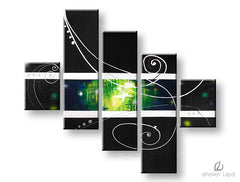 Αναπαραγωγή του συγγραφέα σε καμβά ABSTRACT XOBDO124D5