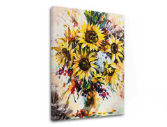 Αναπαραγωγή του συγγραφέα σε καμβά FLOWERS XOBFB009E1