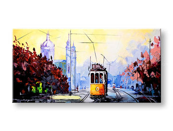 Αναπαραγωγή του συγγραφέα σε καμβά CITY XOBFB018E1