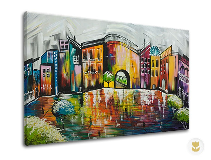 Αναπαραγωγή του συγγραφέα σε καμβά MESTO - εικόνα 2