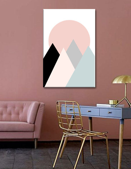 Ζωγραφική τοίχου Εκφυλισμένη ουλή στην απόσταση / Dan Johannson XOBDJ084E1