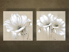 Χειροποίητη ζωγραφισμένη εικόνα τοίχου FLOWERS FB089E2 | διαφορετικά μεγέθη