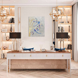 Πίνακες σε καμβά PREMIUM ART | Λιβελούλα