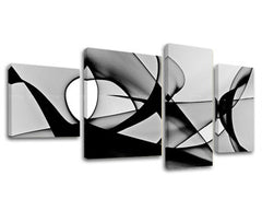 Η εικόνα σε καμβά 4 μέρη ABSTRAKT AB013E40
