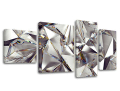 Η εικόνα σε καμβά 4 μέρη ABSTRAKT AB022E40