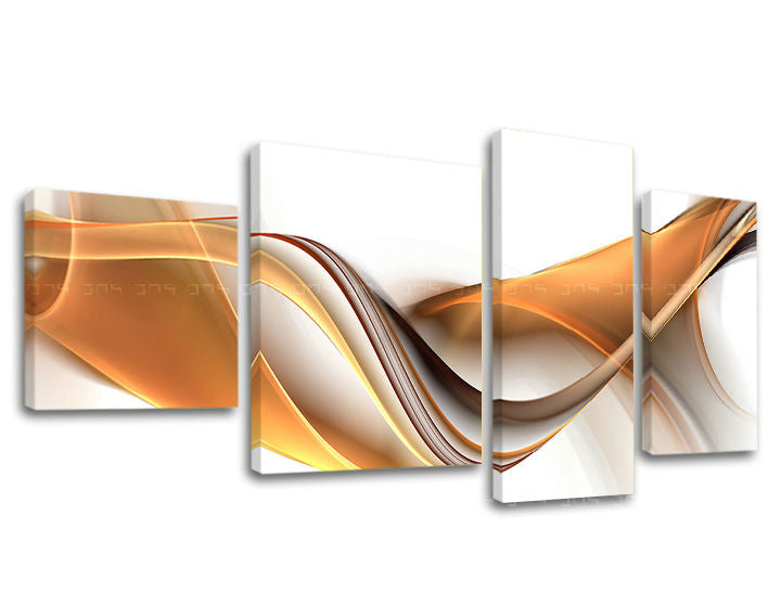 Η εικόνα σε καμβά 4 μέρη ABSTRAKT AB068E40