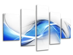 Ζωγραφική τοίχου 5 τμημάτων ABSTRAKT XOBAB077E50