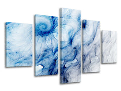 Ζωγραφική τοίχου 5 τμημάτων ABSTRAKT XOBAB078E50