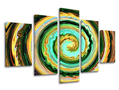 Ζωγραφική τοίχου 5 τμημάτων ABSTRAKT XOBAB079E50