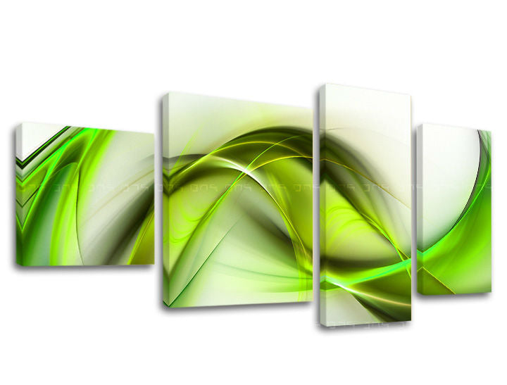 Ζωγραφική τοίχου 4 τμημάτων ABSTRAKT