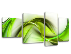 Ζωγραφική τοίχου 4 τμημάτων ABSTRAKT