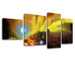 Η εικόνα σε καμβά 4 μέρη SPACE GA002E40