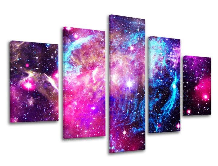 Ζωγραφική τοίχου 5 τμημάτων UNIVERSE GA003E50