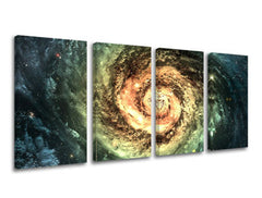 Ζωγραφική τοίχου 4 τμημάτων UNIVERSE GA005E41