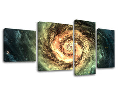 Η εικόνα σε καμβά 4 μέρη UNIVERSE GA005E40