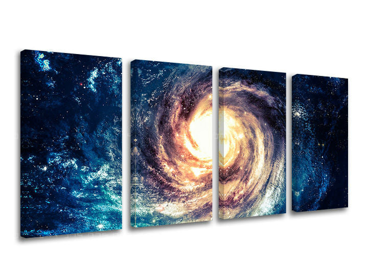 Ζωγραφική τοίχου 4 τμημάτων UNIVERSE GA006E41