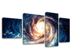 Η εικόνα σε καμβά 4 μέρη UNIVERSE GA006E40