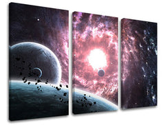 Τοιχογραφία 3 τμημάτων UNIVERSE GA007E30