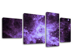 Η εικόνα σε καμβά 4 μέρη SPACE