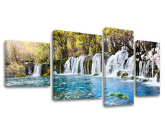 Ζωγραφική τοίχου 4 τμημάτων LANDSCAPES KR023E40