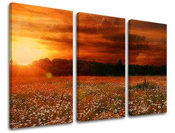 Ζωγραφική τοίχου 3 τμημάτων LANDSCAPES KR035E30