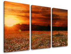 Ζωγραφική τοίχου 3 τμημάτων LANDSCAPES KR035E30
