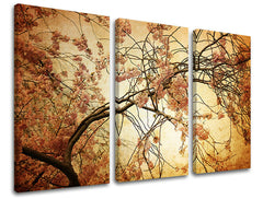 Τοιχογραφία 3 τμημάτων FLOWERS KV009E30