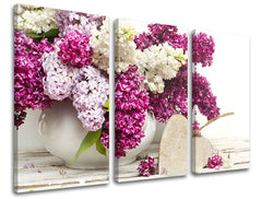 Τοιχογραφία 3 τμημάτων FLOWERS KV047E30