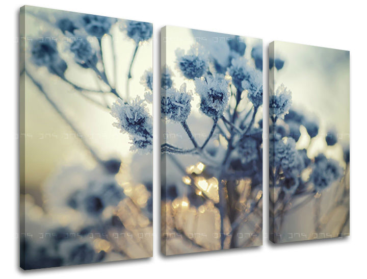 Τοιχογραφία 3 τμημάτων FLOWERS KV069E30