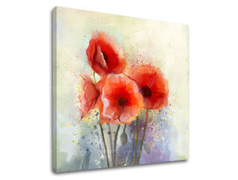 Ζωγραφική τοίχου FLOWERS KV076E12