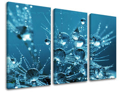 Τοιχογραφία 3 τμημάτων FLOWERS KV101E30